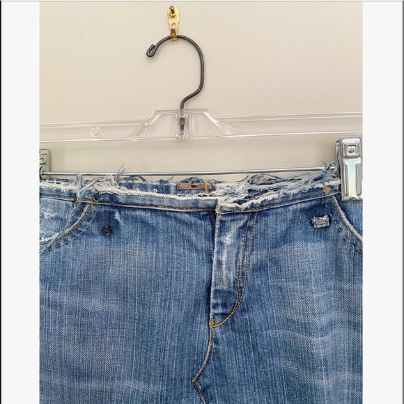 VINTAGE RECONSTRUCTED AG Jean Skirt - Picture 3 of 3